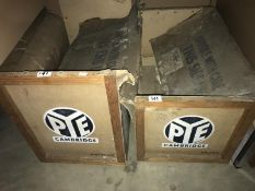 2 vintage PYE boxes (Cambridge)