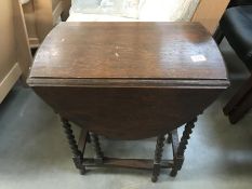 A drop leaf table