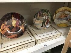 2 Brothers Grimm bavaria plates and 1 other plate
