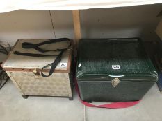 2 old fishing tins/boxes