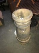 A garden chimney pot