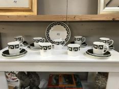 A Wedgwood Susie Cooper design tea set (22 pieces)