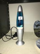 A lava lamp