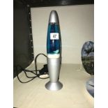 A lava lamp