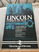 A large Lincoln coming of age sign