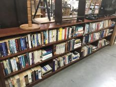A large lot of paperback books