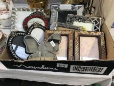 A selection of ornate picture frames etc.