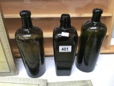 3 vintage collectors bottles
