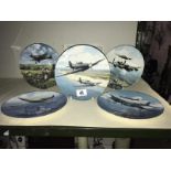 6 aviation collectors plates