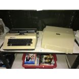 A vintage Erika electric typewriter