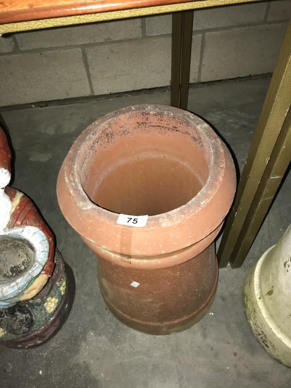 A garden chimney pot