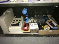 A variety of electrical items etc