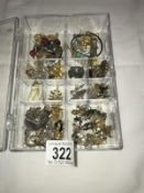 A mixed lot of mainly earrings etc.