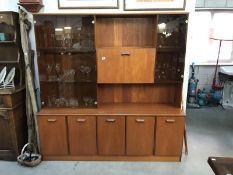 A vintage wall cabinet