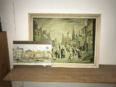 A print by Lowry and 1 other