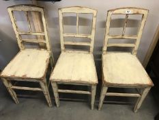 3 kitchen chairs