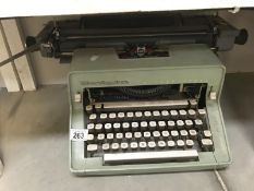 A vintage Remington typewriter