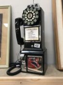 An American style wall phone