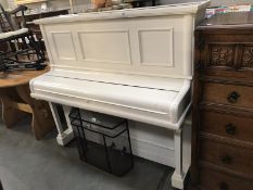 A painted piano