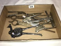 A quantity of vintage cutters/clamps etc.