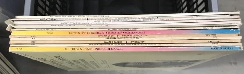 A box of classical records including Ace of Diamonds, Decca CBS, Philip's etc. - Image 9 of 10