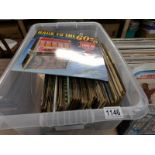 A mixed lot of 70's and 80's albums.