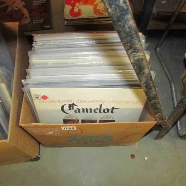 Approximately 50 LP records including soundtracks, Brideshead, Camelot etc.