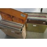 2 cases of assorted LP records.