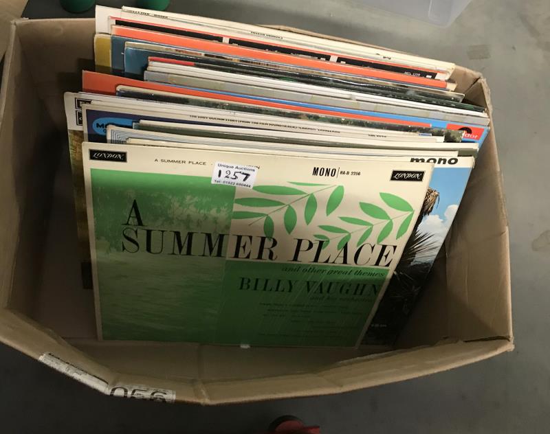 A quantity of LP records including classical,