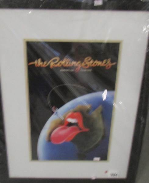 A framed and glazed Bravado limited edition print (93/200) 'The Rolling Stones Australian Tour 1973.