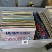 A mixed box of 1950's to 1980's albums.