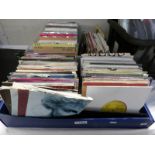 2 boxes of 45 rpm records including Queen, Softsell etc.