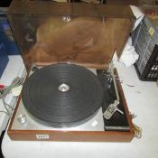 A Thorens TD150 record deck.