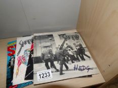 6 Sham 69 45 rpm records including I Don;t Wanna (Step Forward) record.