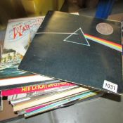 A mixed lot of albums including Elton John, Pink Floyd, Cold Blood etc.