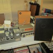 Vintage Quad KT66 power amps, Quad FM£ tuner, Quad 22 control unit,