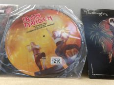 Iron Maiden 12" picture disc 'Running Free'.