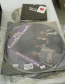 A quantity of picture discs including David Bowie, Underground, Combat Angels etc.