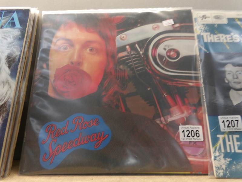 Paul McCartney Red Rose Speedway, laminated gate fold sleeve with booklet.