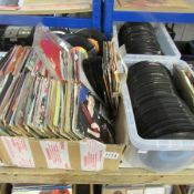3 boxes of 45 rpm records, 60's, 70's and 80's.