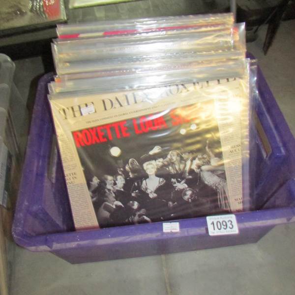 A mixed box of records including Roxette, Roxy Music, The Move etc.
