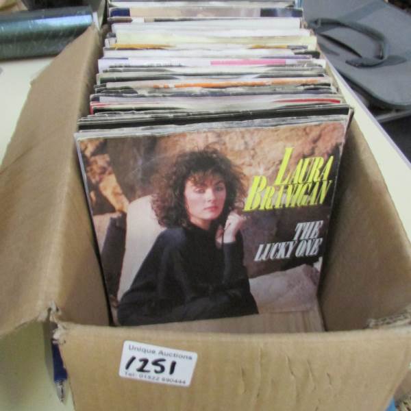 2 boxes of 45 rpm 70's/80's rock and pop records. - Image 3 of 3