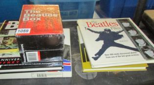 8 Beatles books including the Beatles Box by Alan Clayson etc.