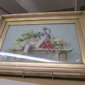 A framed and glazed still life study.