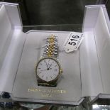 A boxed Baume & Mercier, Geneve, wristwatch.