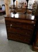 A 3 drawer chest.