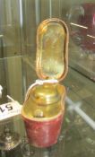 A Victorian travelling inkwell.