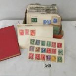 A mixed lot of world stamps.