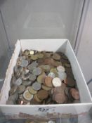 A box of mixed coins