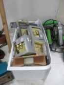A box of fixtures and fittings,